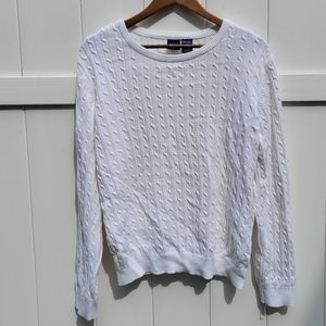 Women's cable knit sweater